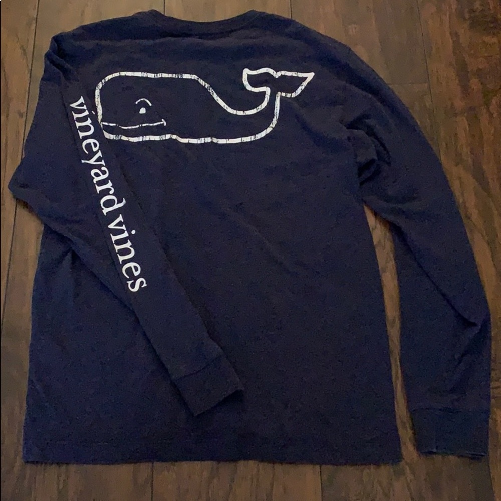Vineyard Vines Long Sleeve Pocket Tee